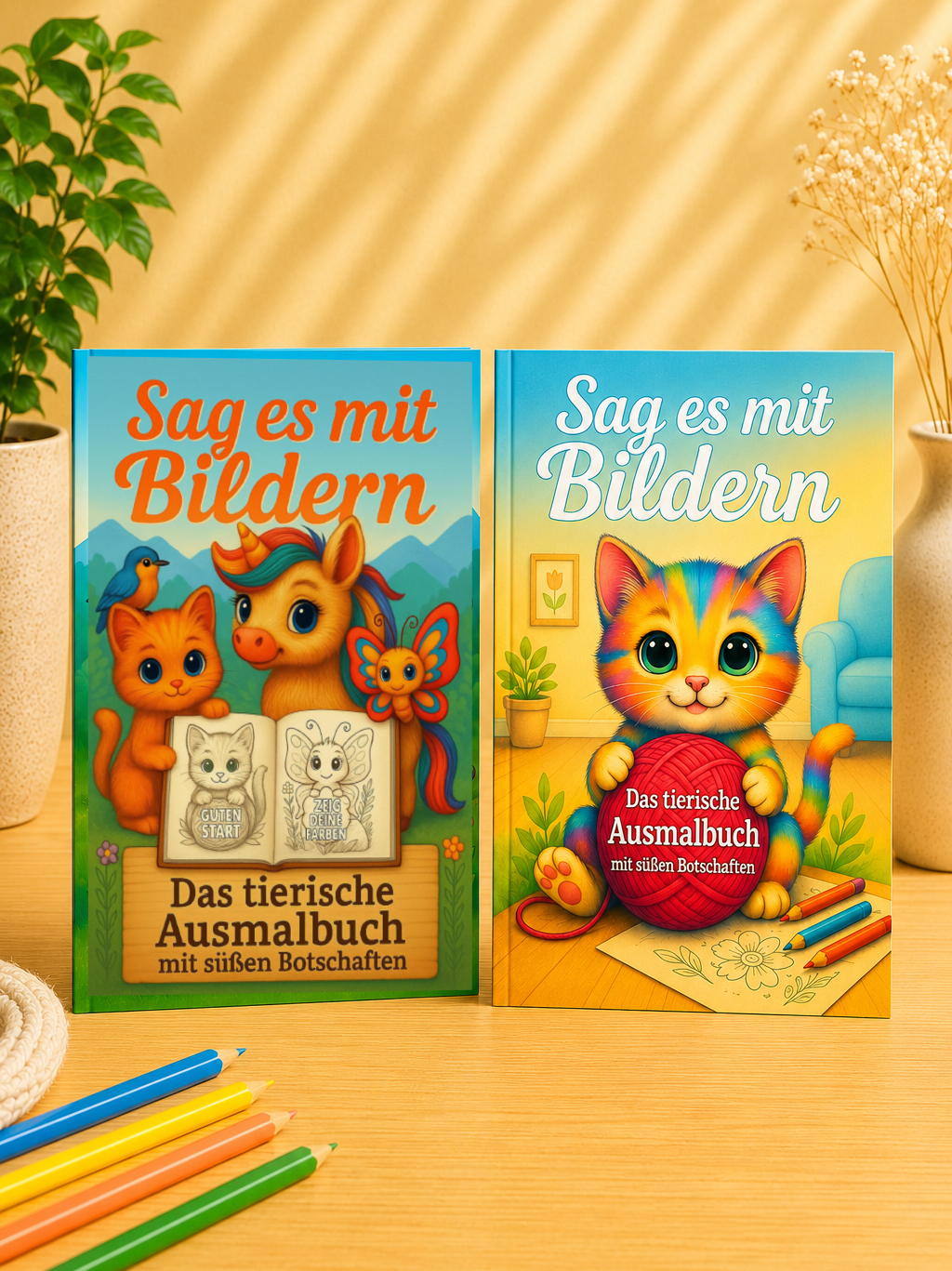 Malbuch - Sag es mit Bildern